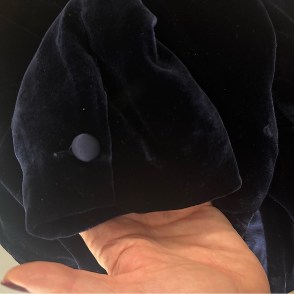 Joie Velvet and Satin Women's Blazer Pant set - Picture 11 of 13